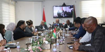 مؤتمر صحفي مشترك بوزارة الزراعة في رام الله بعنوان نحو حملة رسمية وشعبية ومجتمعية لحماية موسم قطف الزيتون وتعزيز صمود القطاع الزراعي"