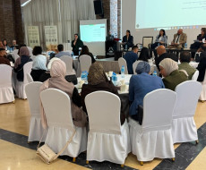 المطالبة بتوسيع مشاركة المرأة والشباب وحماية فضاء العمل الأهلي والعمل مع الشركاء المحليين والدوليين لتعزيز مقومات الصمود ومواجهة التحديات