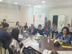 جانب من ورشة العمل التدريبية حول مفهوم الحماية الاجتماعية من منظور حقوق انسان