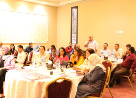 بعض الصور من  التوقيع على اطلاق مدونة سلوك للنساء والشباب والاشخاص ذوي الاعاقة