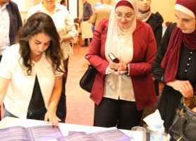 بعض الصور من  التوقيع على اطلاق مدونة سلوك للنساء والشباب والاشخاص ذوي الاعاقة