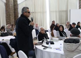 جانب من المشاركة الرسمية والاهلية لممثلين وممثلات عن العديد من المؤسسات القاعدية والاعضاء في الشبكة في المؤتمر الذي نظمته بالشراكة مع برنامج الامم المتحدة الانمائي UNDP وحمل عنوان " تعزيز الم