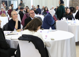 جانب من المشاركة الرسمية والاهلية لممثلين وممثلات عن العديد من المؤسسات القاعدية والاعضاء في الشبكة في المؤتمر الذي نظمته بالشراكة مع برنامج الامم المتحدة الانمائي UNDP وحمل عنوان " تعزيز الم