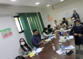 جانب من ورشة العمل التدريبية حول مفهوم الحماية الاجتماعية من منظور حقوق انسان