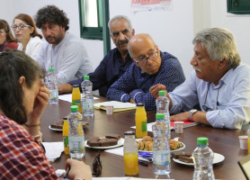 لقاء وفد من شبكة المنظمات الاهلية الفلسطينية مع وفد من مؤسسات المجتمع المدني والائتلافات الفرنسية