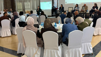 المطالبة بتوسيع مشاركة المرأة والشباب وحماية فضاء العمل الأهلي والعمل مع الشركاء المحليين والدوليين لتعزيز مقومات الصمود ومواجهة التحديات