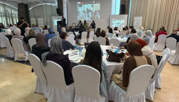 المطالبة بتوسيع مشاركة المرأة والشباب وحماية فضاء العمل الأهلي والعمل مع الشركاء المحليين والدوليين لتعزيز مقومات الصمود ومواجهة التحديات