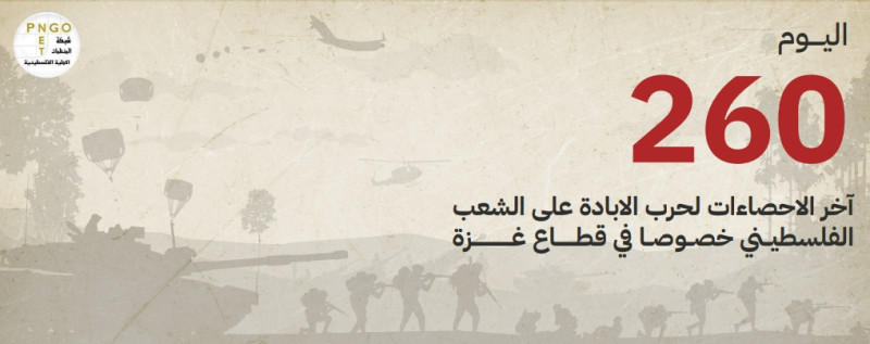 اخر الاحصاءات لحرب الإبادة على الشعب الفلسطيني خصوصا في قطاع غزة