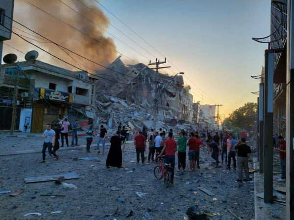 PNGO Condemns the Destruction of its Offices in Gaza