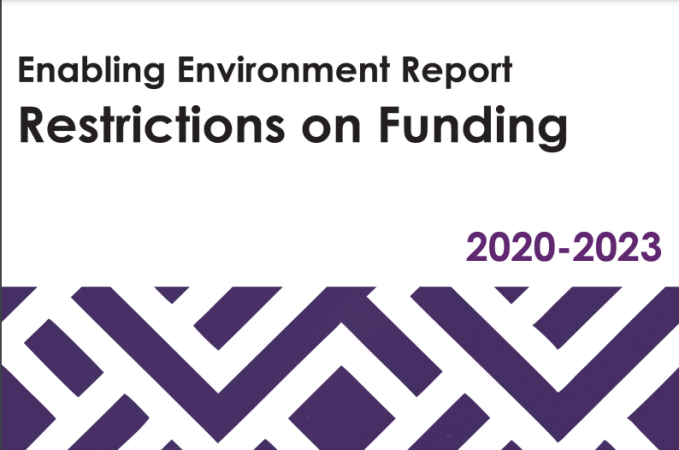 Enabling Environment Report - Restrictions of Funding