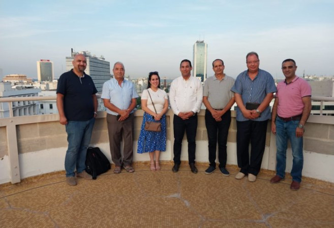 شبكة المنظمات الأهلية الفلسطينية تزور الرابطة