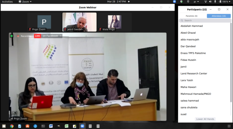 اليوم الثاني من مؤتمر شبكات، واتحادات المجتمع المدني الفلسطيني المحرك الاساسي للتنمية الرقابة والتاثير في السياسات العامة