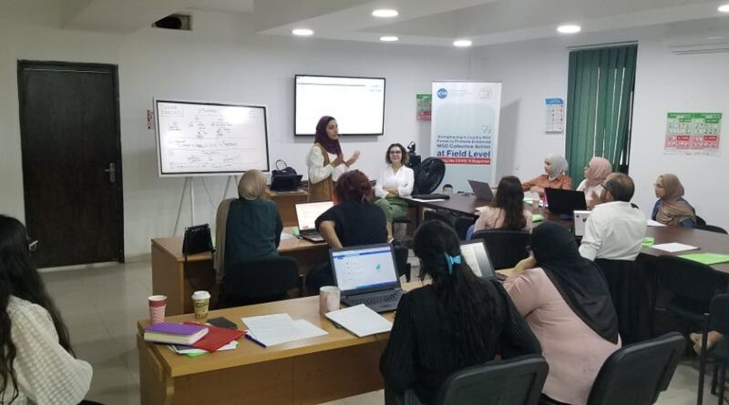 اختتام سلسلة ورش عمل لشبكة المنظمات الاهلية الفلسطينية